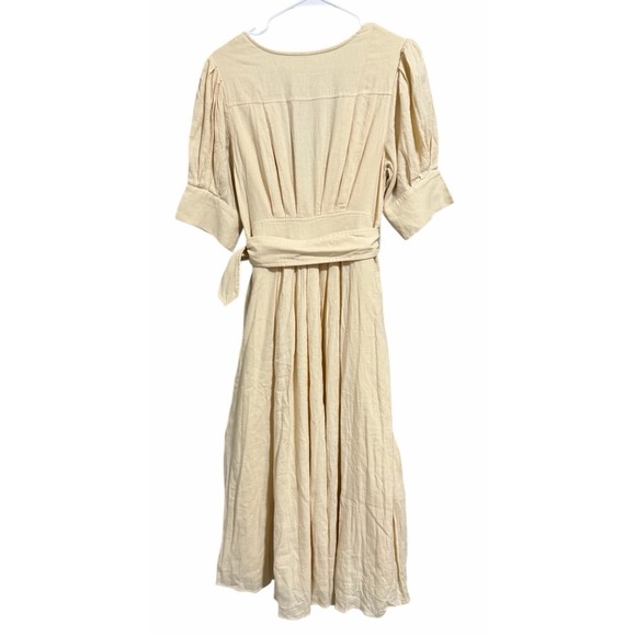 Free People Heart This Midi Dress Ivory Women's Size Medium - Picture 2 of 15